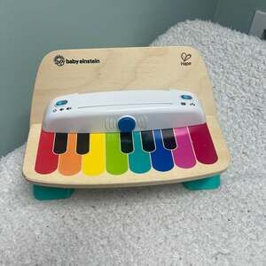 Baby Einstein and Hape Magic Touch Piano Wooden Musical Toddler Toy WORKS GREAT